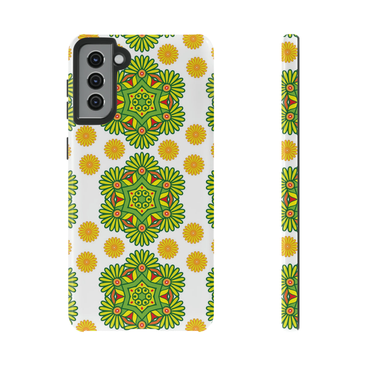 Lime Mandela - Protective Phone Case