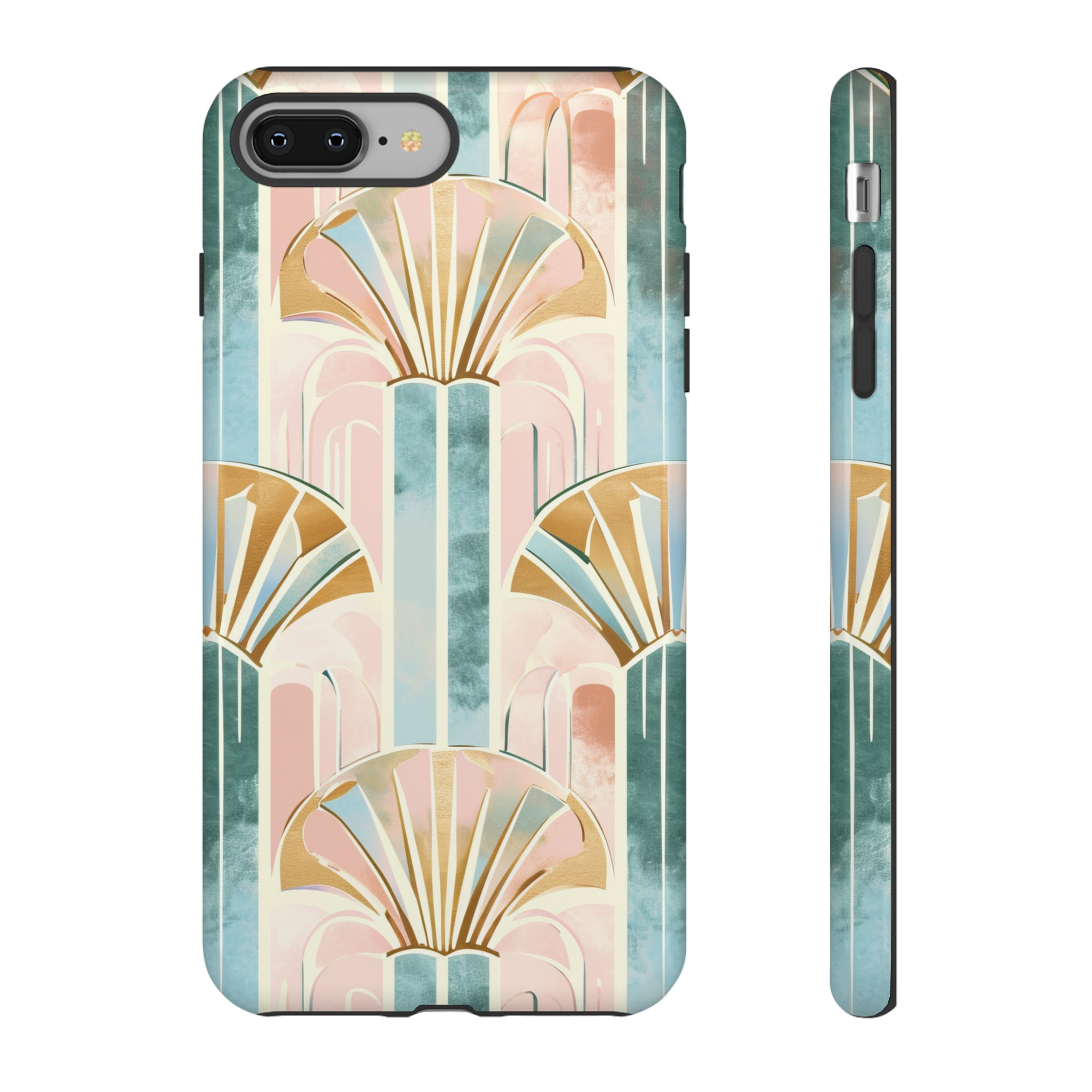 Art Deco Pastel Geometry - Protective Phone Case