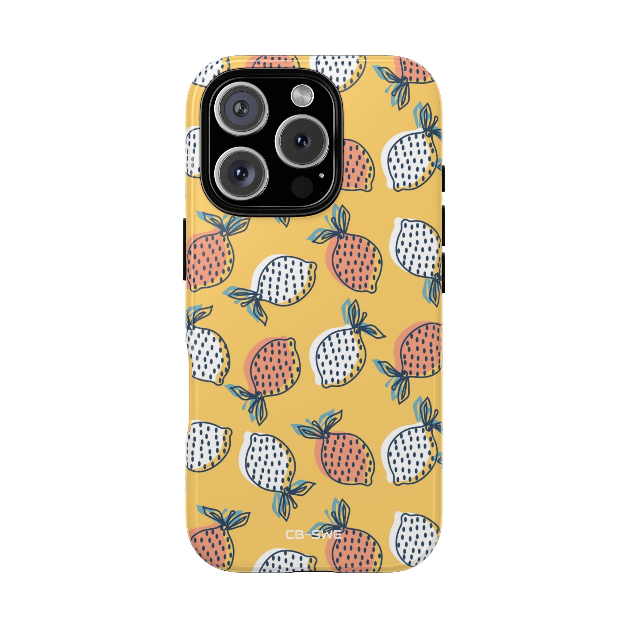 Lemons Dance Playfully - iPhone Case
