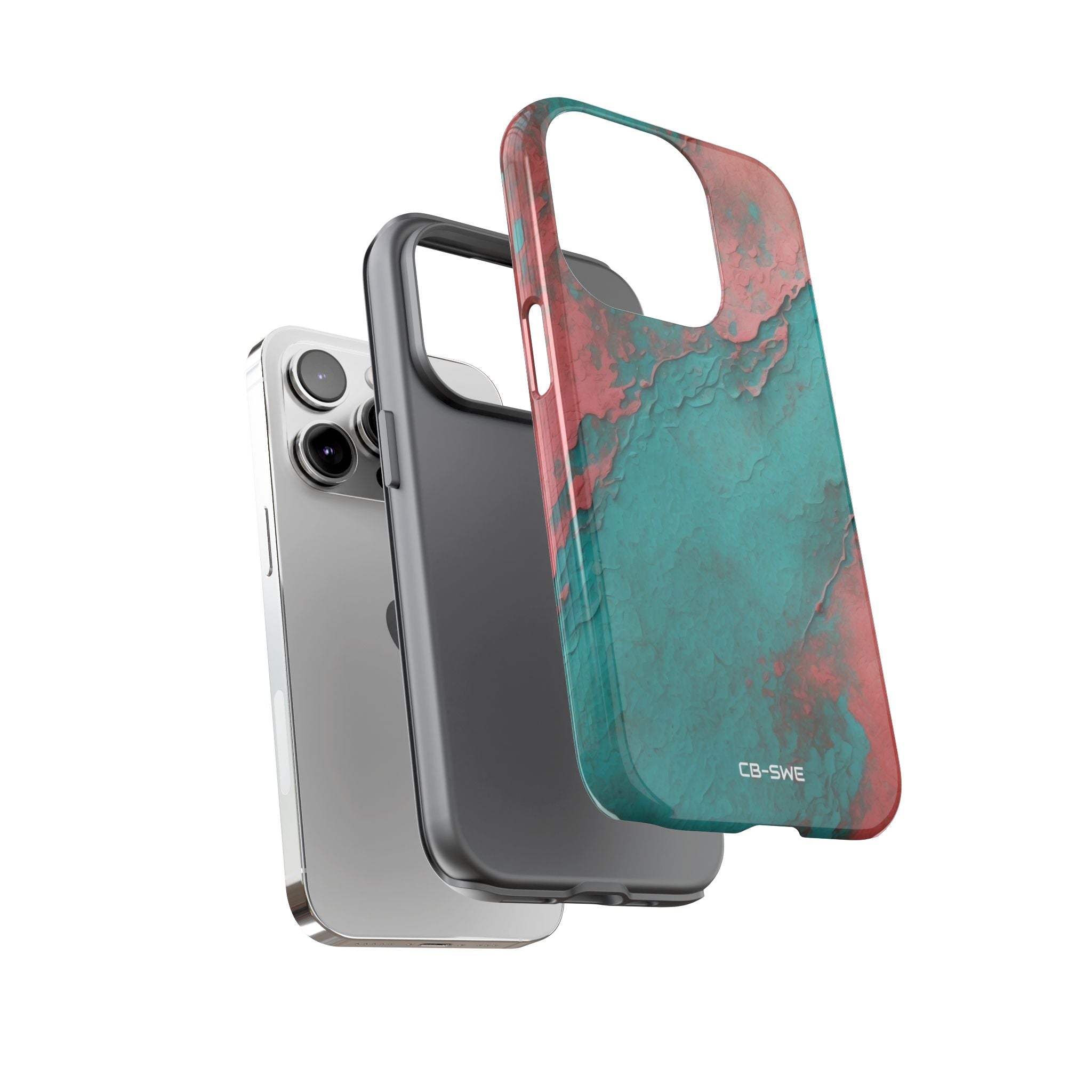 Turbulent Coral Flow - iPhone Case