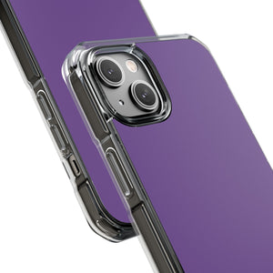 Dark Lavender | Handyhülle für iPhone (Clear Impact Case - Magnetisch)