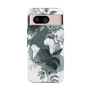 Botanical Cartography | Protective Phone Case for Google Pixel