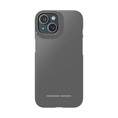 Dim Gray iPhone 15 - Slim Phone Case