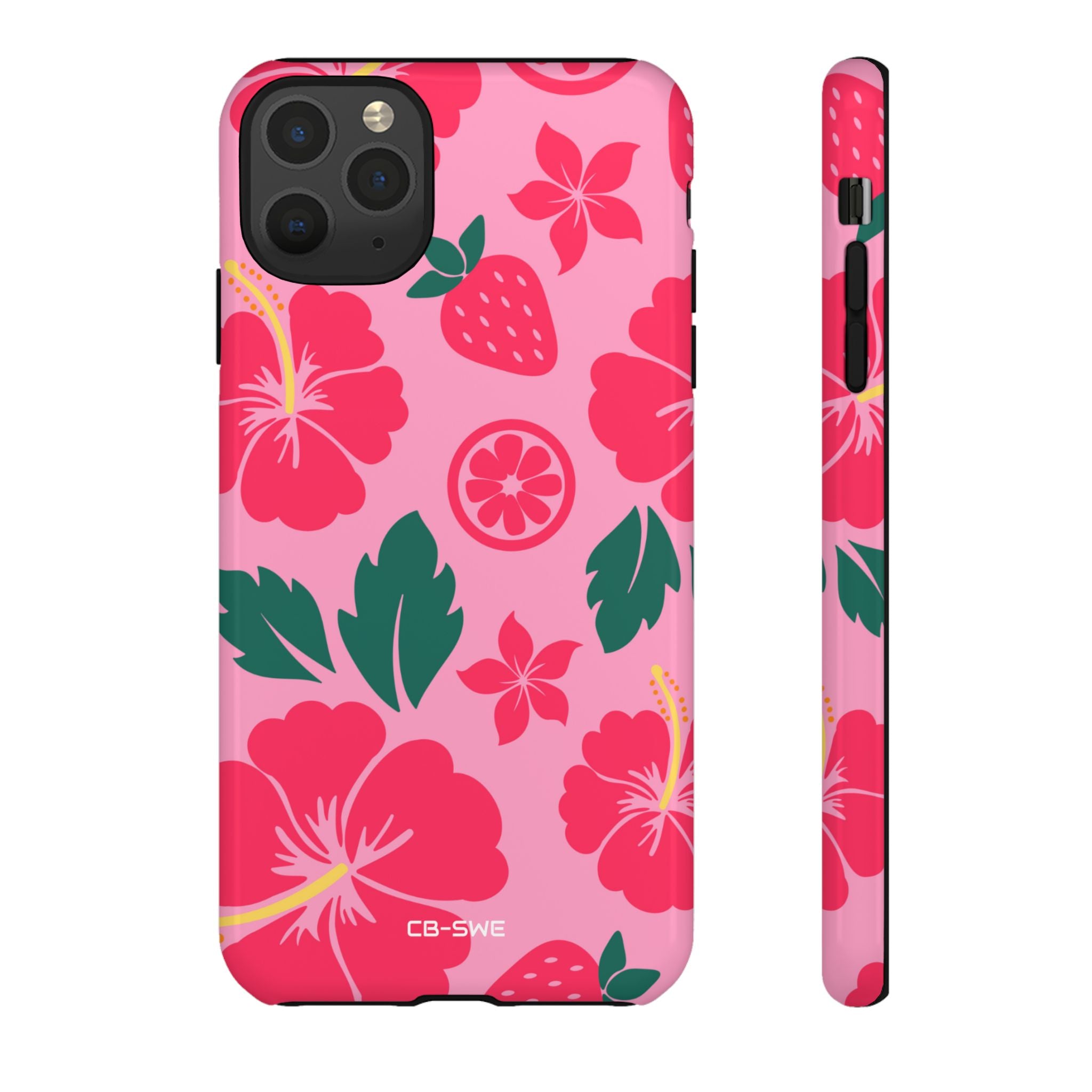 Tropical Hibiscus Harmony - iPhone Case