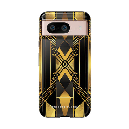 Golden Geometric Elegance Google Pixel 8 - Tough Phone Case