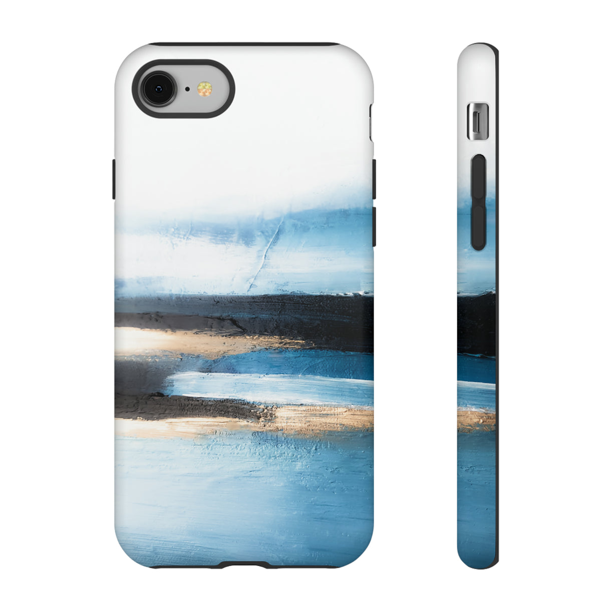 Oil Painting - Abstract Blue - Protective Phone Case