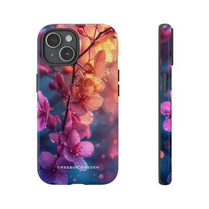 Surreal Flower Harmony iPhone 15 - Tough Phone Case