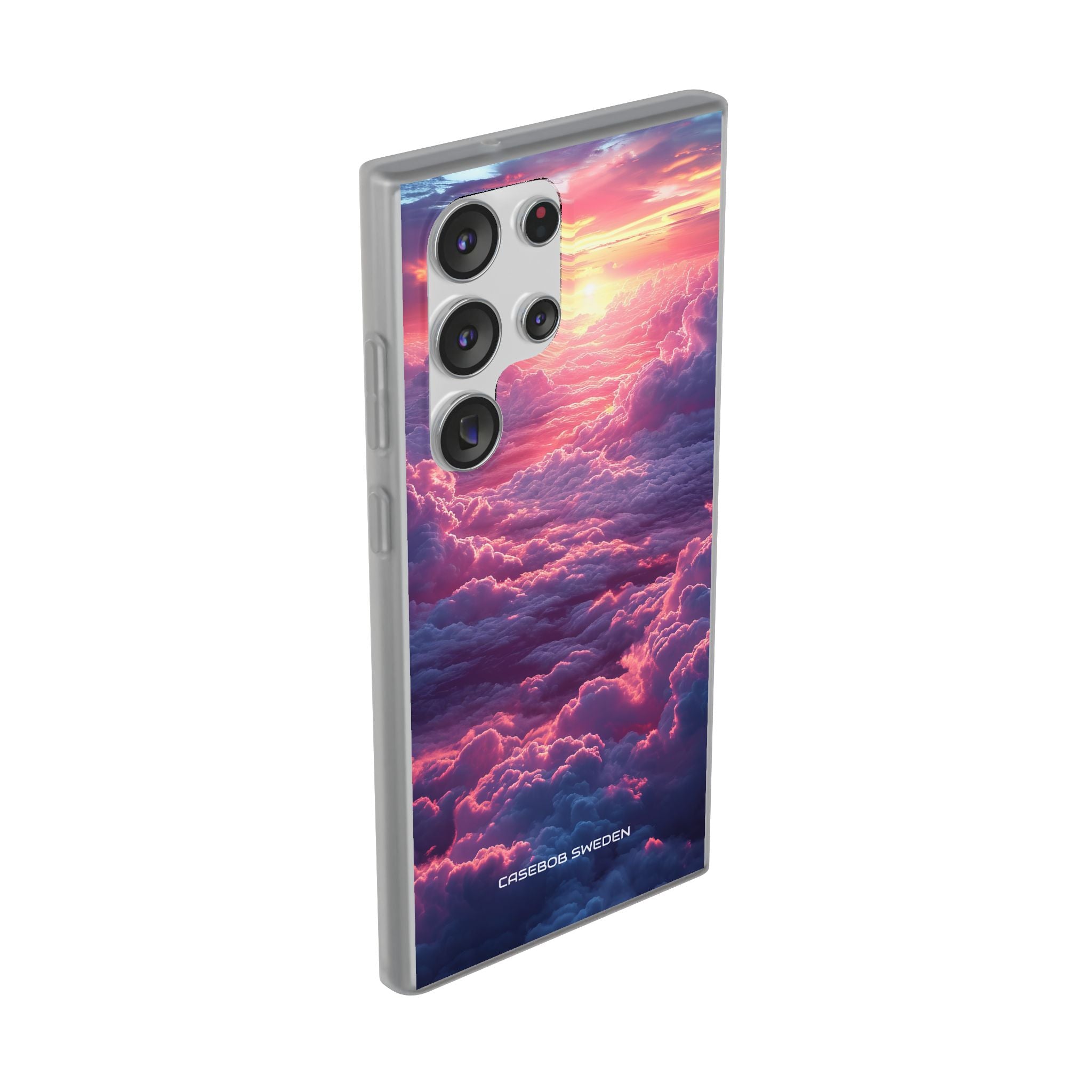 Pink Purple Clouds - Flexi Samsung S23 Phone Case