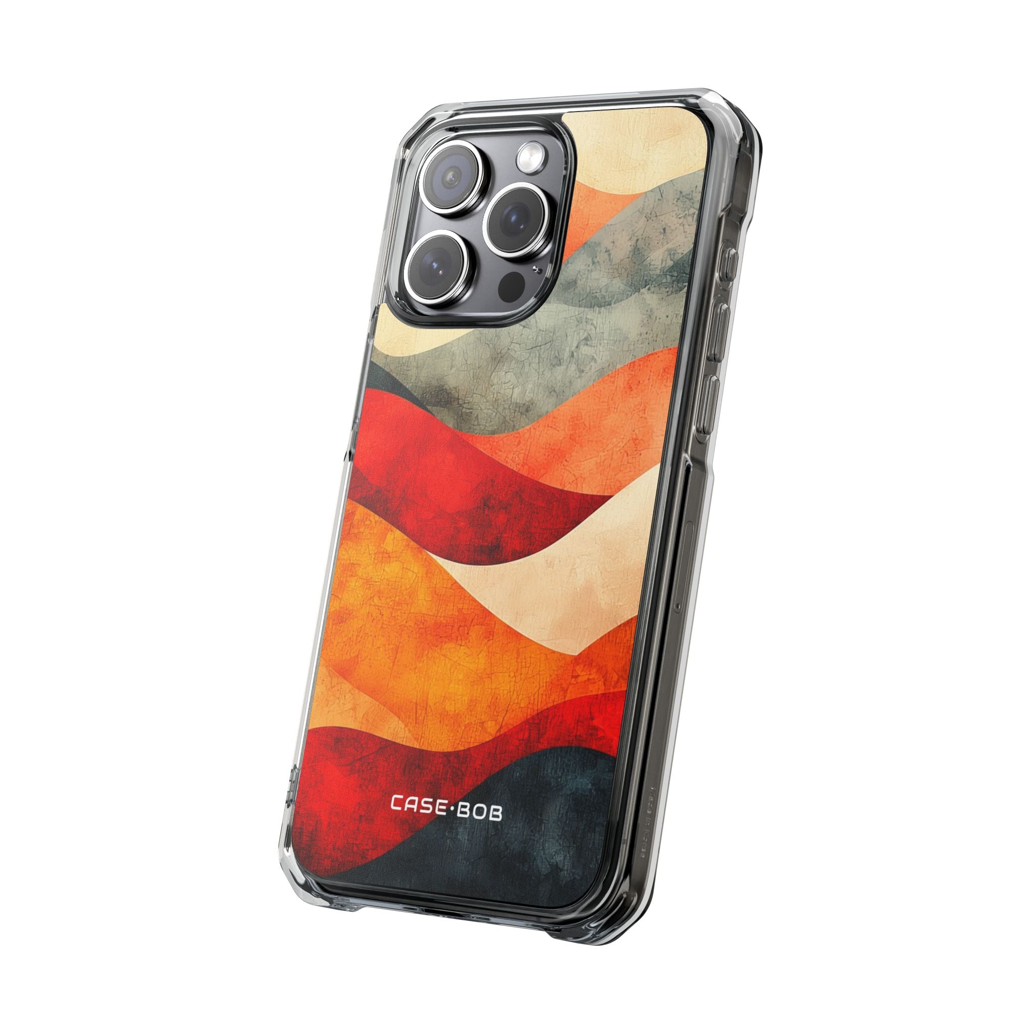 Cracked Wave Sunset iPhone 15 Pro Max Case - Impact