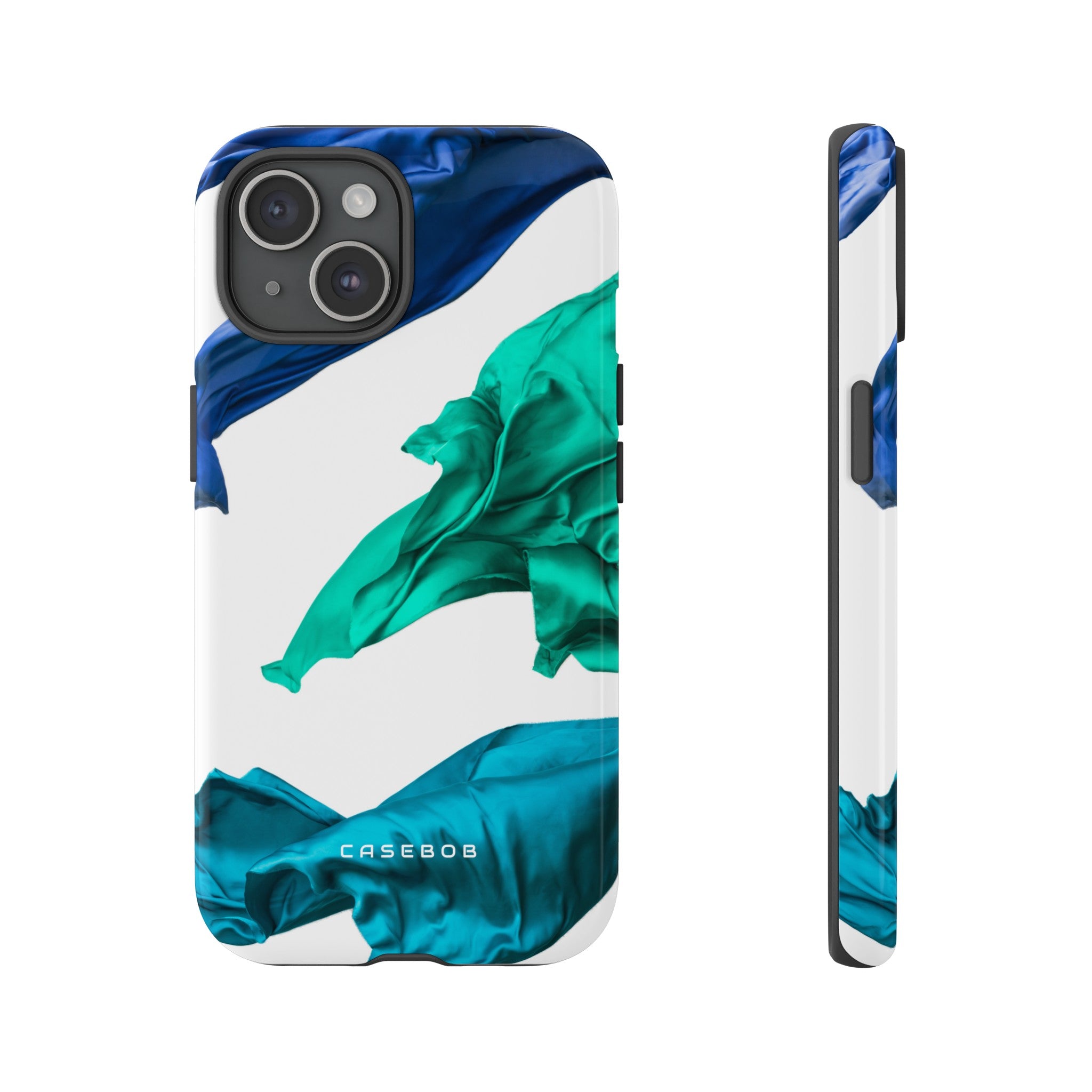 Blue Velvet Fabric - Protective Phone Case