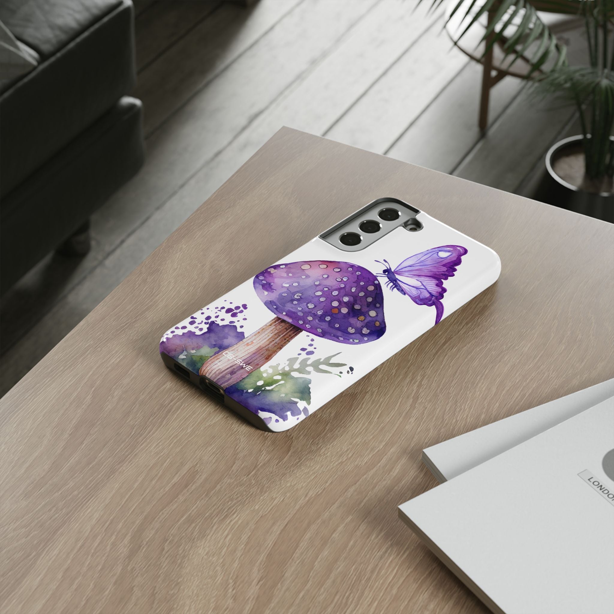 Whimsical Butterfly Perch - Samsung Case