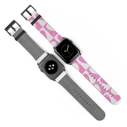 Glitter Heartgrid - Watch Band