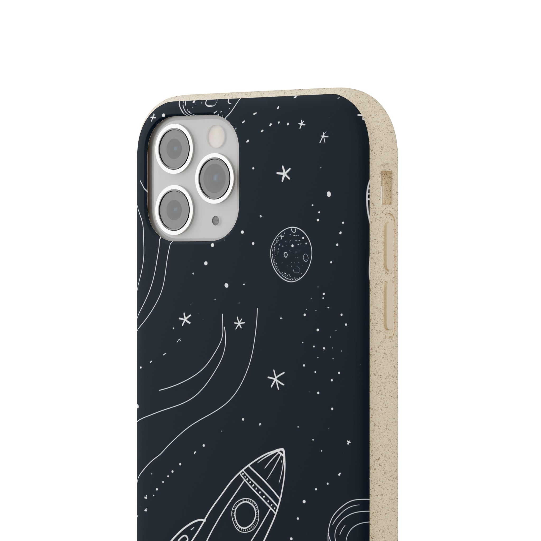 Cosmic Doodle Adventure | Biodegradable Phone Case