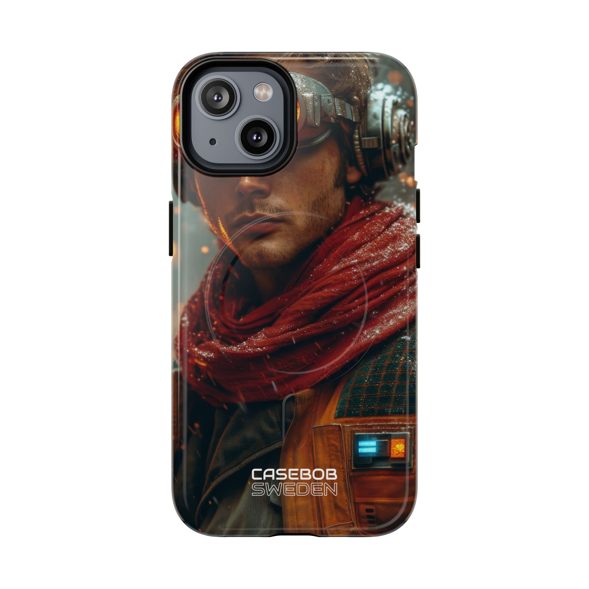 Futuristic Steampunk Explorer iPhone 14 - Tough+