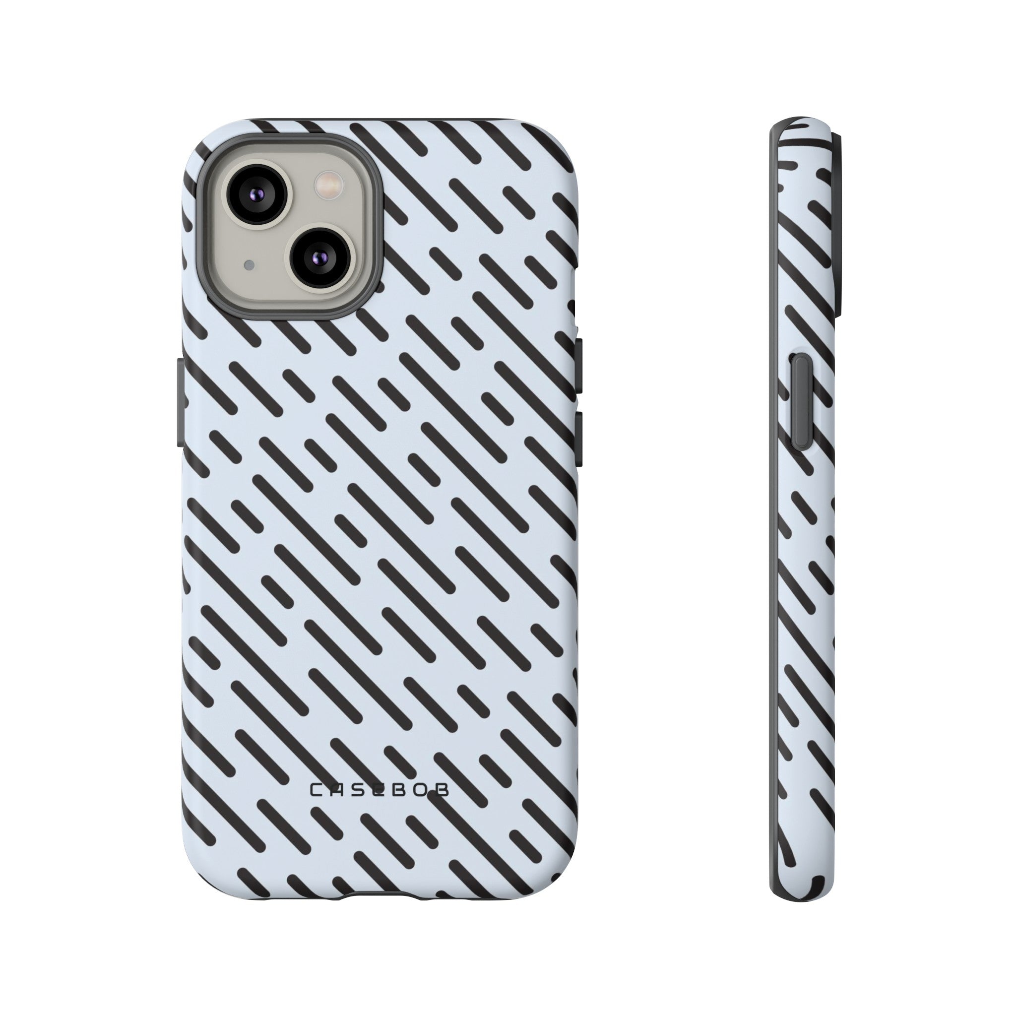 Monochrome Dash - Protective Phone Case