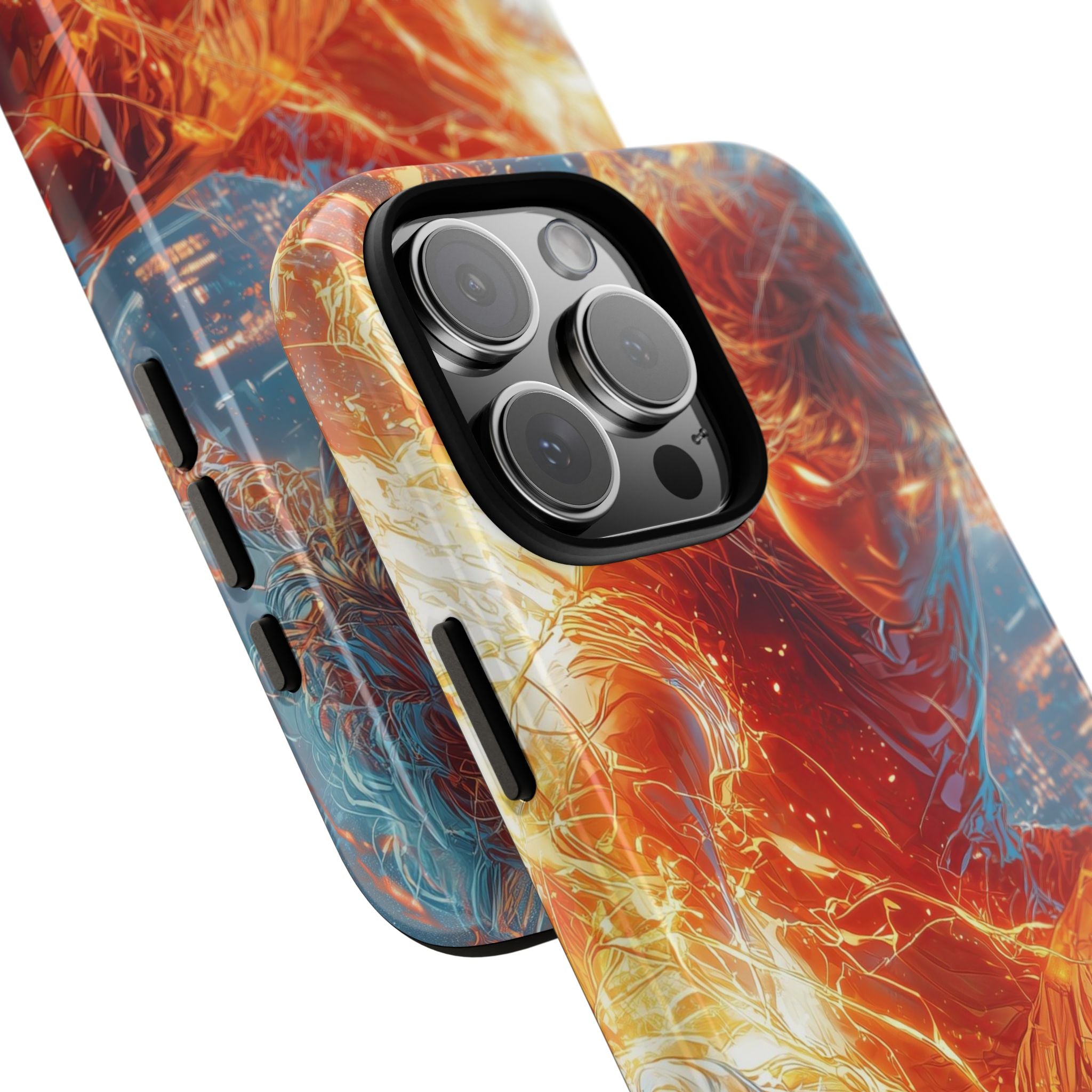Flames Dance Wildly - iPhone Case