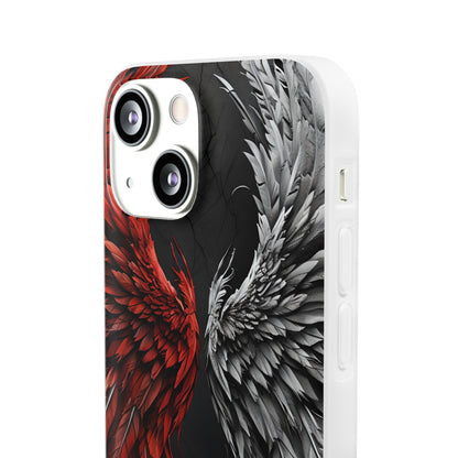 Crimson White Wings iPhone 13 mini Case - Soft