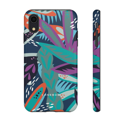 Tropical Leaf Moz - Protective Phone Case