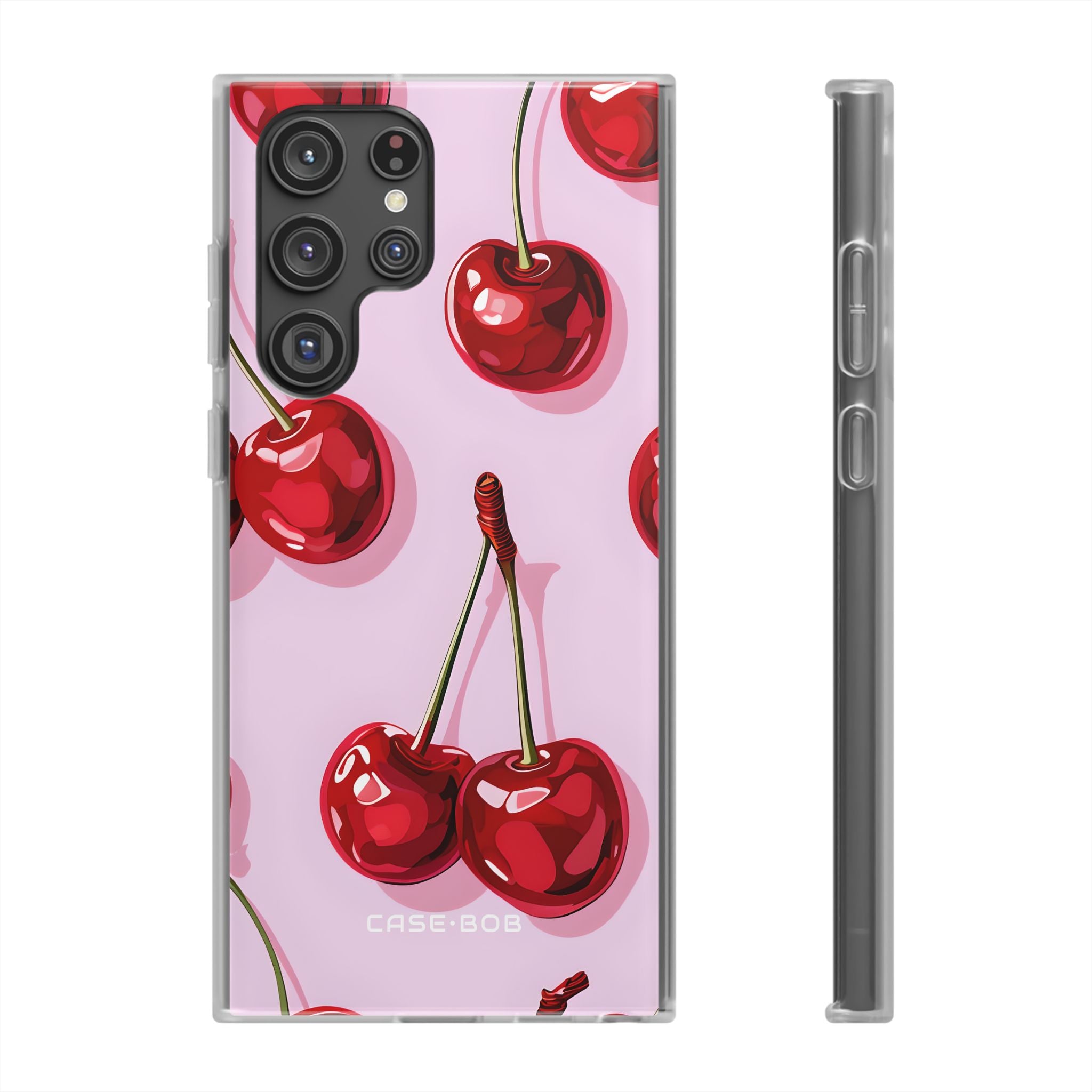 Glossy Cherry Burst Samsung S22 Ultra Case - Soft