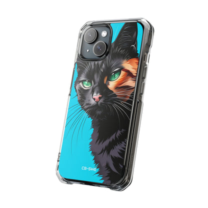 Curious Cat Stare iPhone Case - Impact