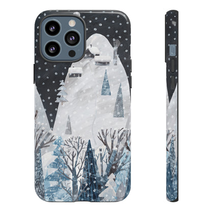 Cute Winter Landscape - Protective Phone Case