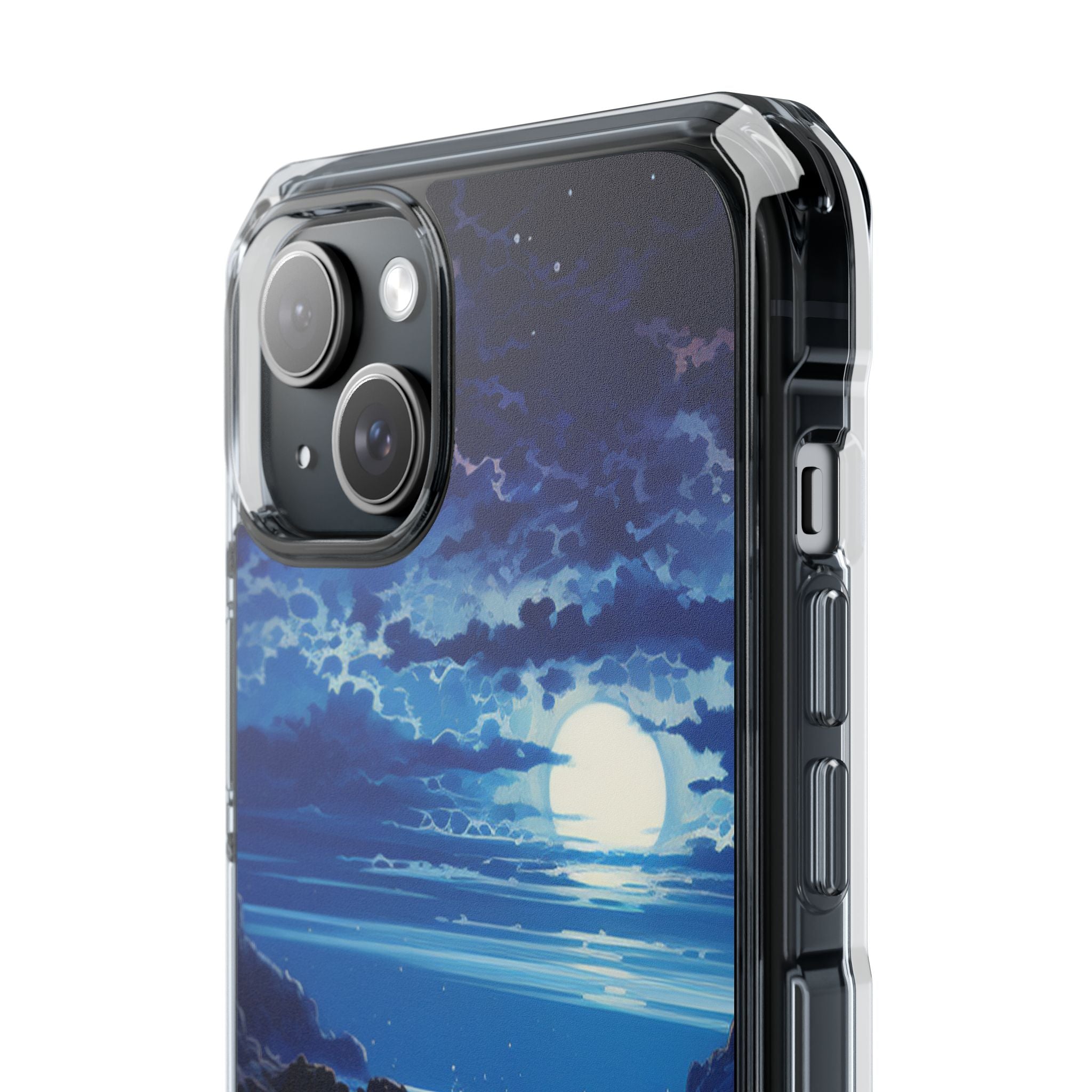 Moonlit Sea Dance iPhone Case - Impact