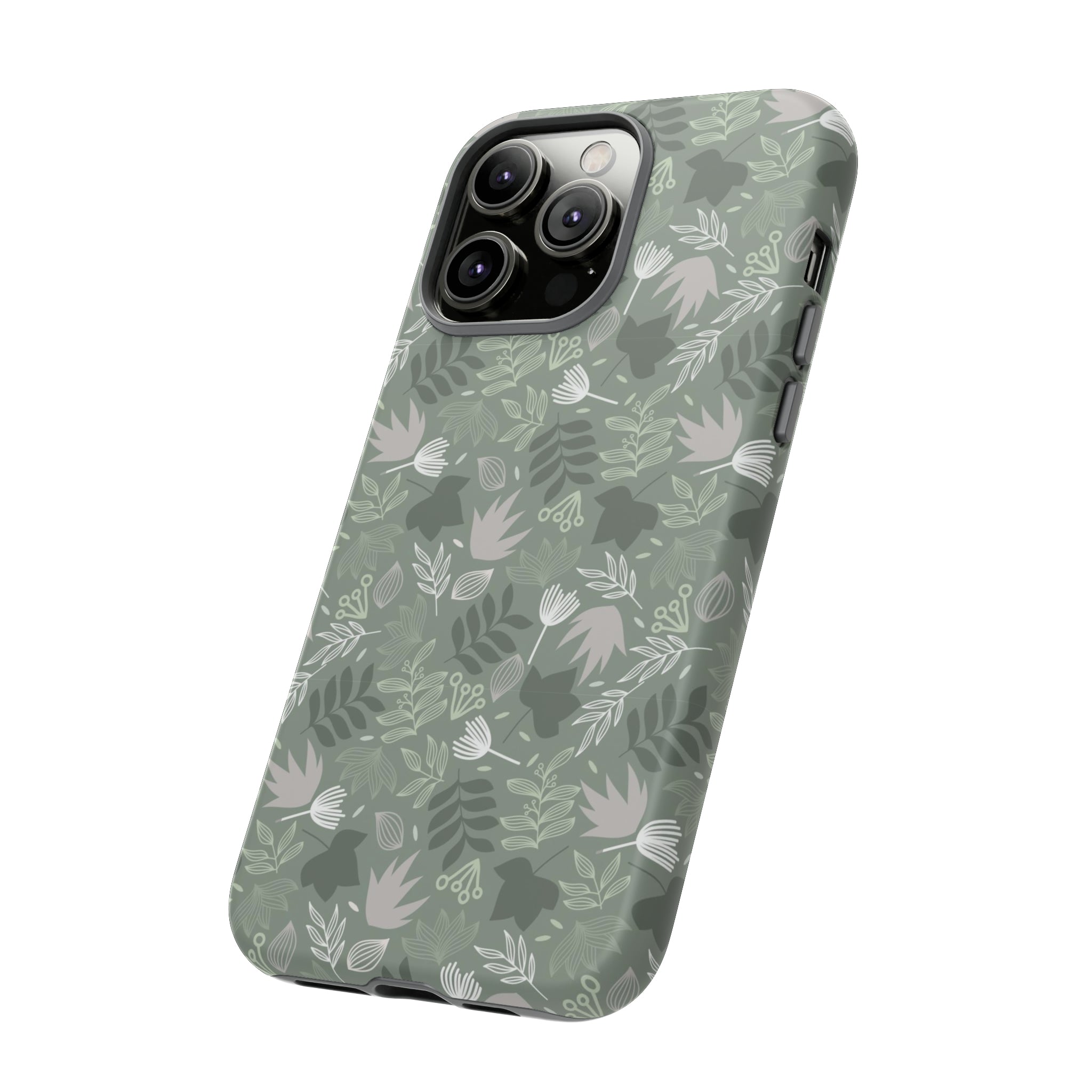 Jungle Green Leaf - Protective Phone Case