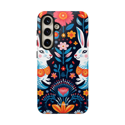 Bunnies Hop Flowers - Samsung Case