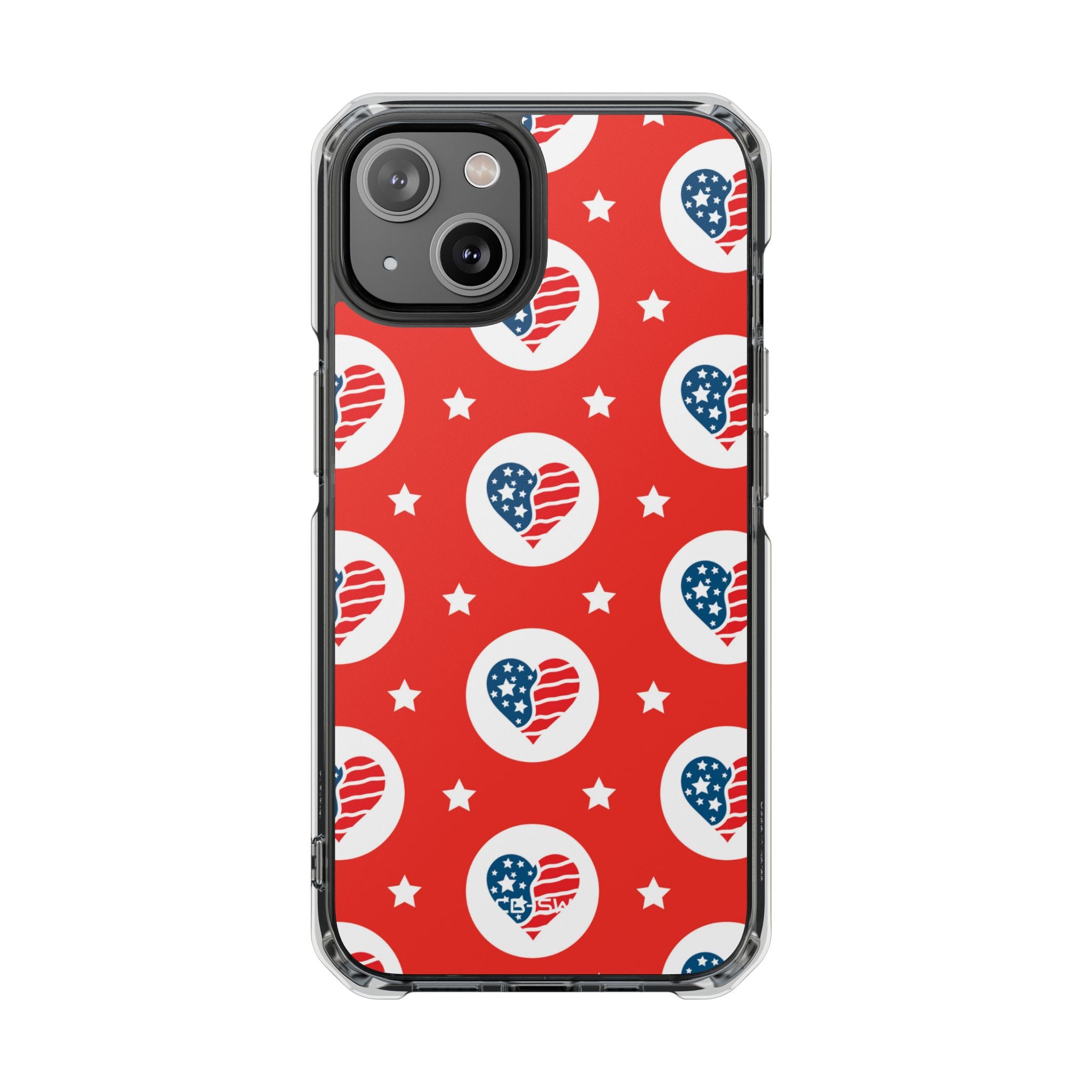 Hearts Celebrate Freedom iPhone Case - Impact