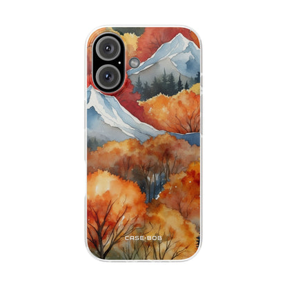 Snowcap Radiance iPhone 16 Case - Soft