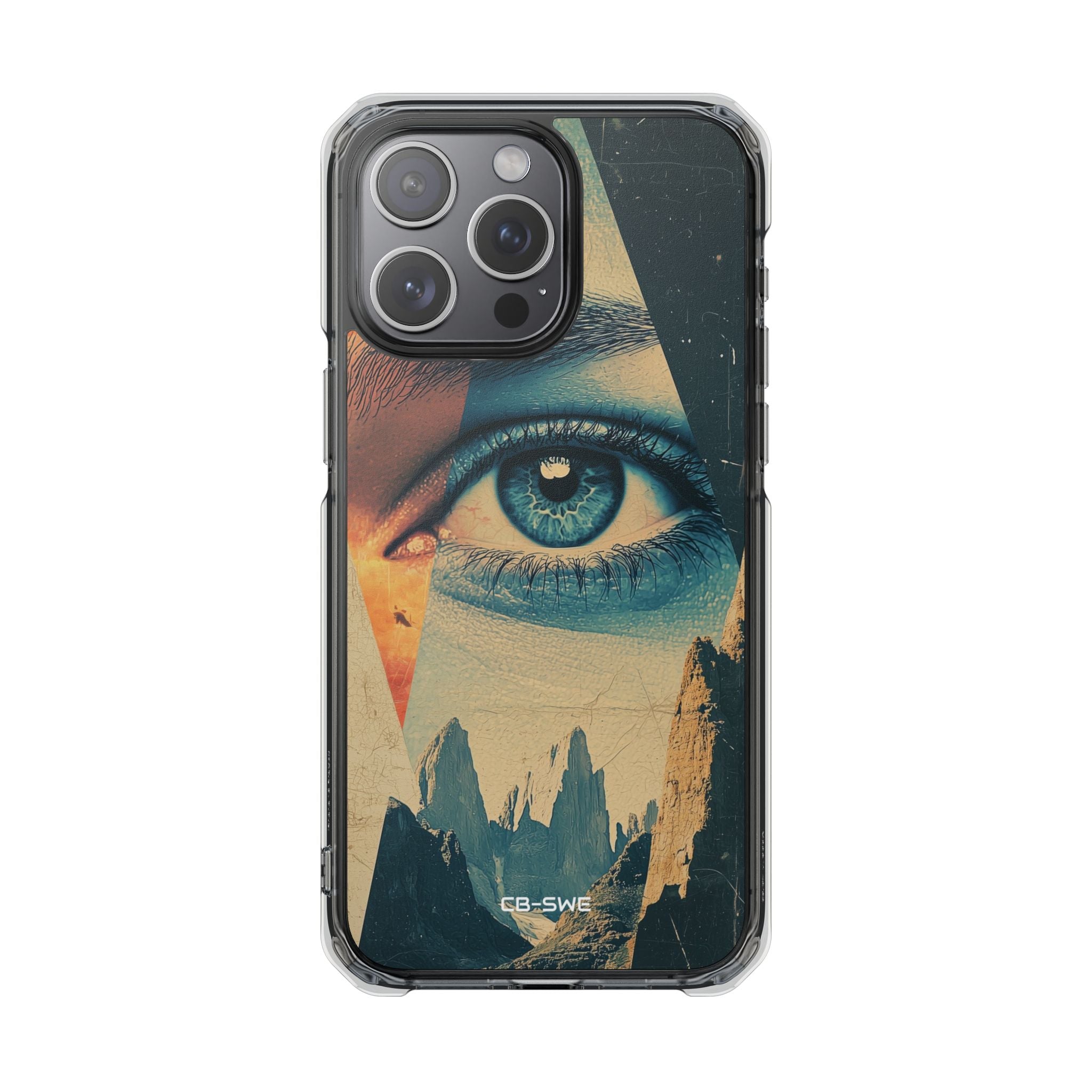 Eye Meets Mountains iPhone Case - Impact
