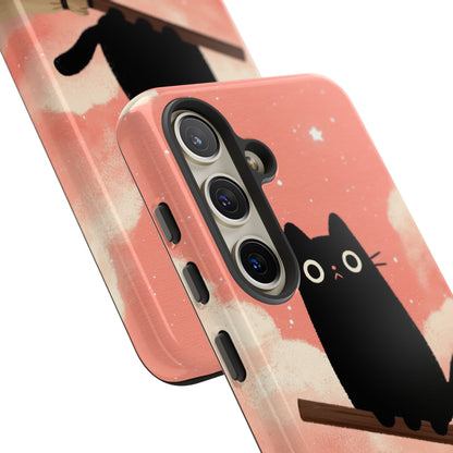 Cat Rides Broom - Samsung Case