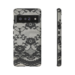 Lilrunge Gothic Flower - Protective Phone Case