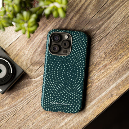 Teal Rippleflow iPhone 15 - Tough Phone Case