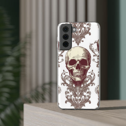 Gothic Skulls and Ornate Foliage Samsung S21 - Flexi Phone Case