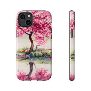 Oil painting - Oriental Cherry Tree - Protective Phone Case