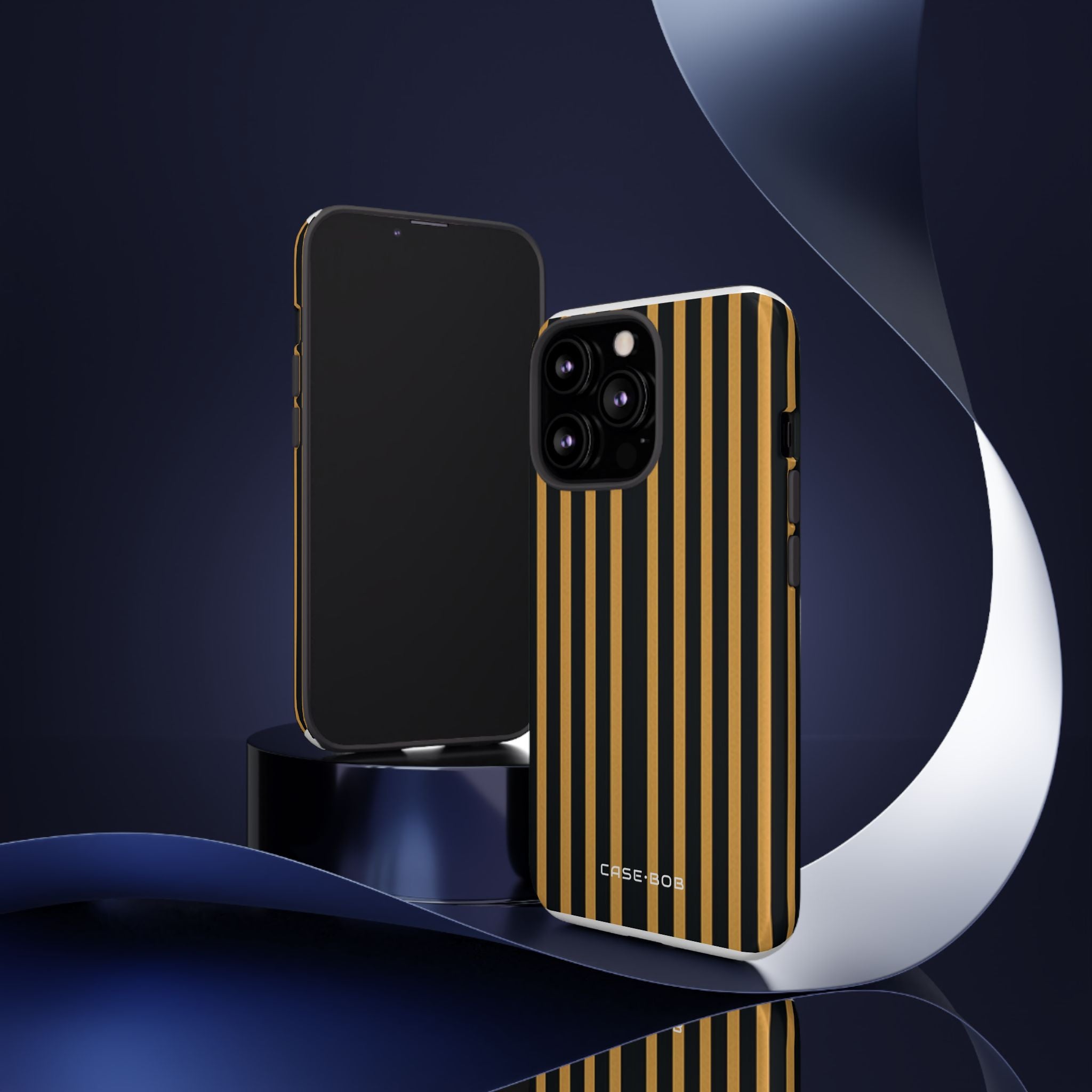 Golden Stripes iPhone 13 Pro Case - Tough