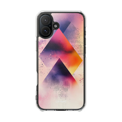 Vivid Triangles Ascend iPhone Case - Impact
