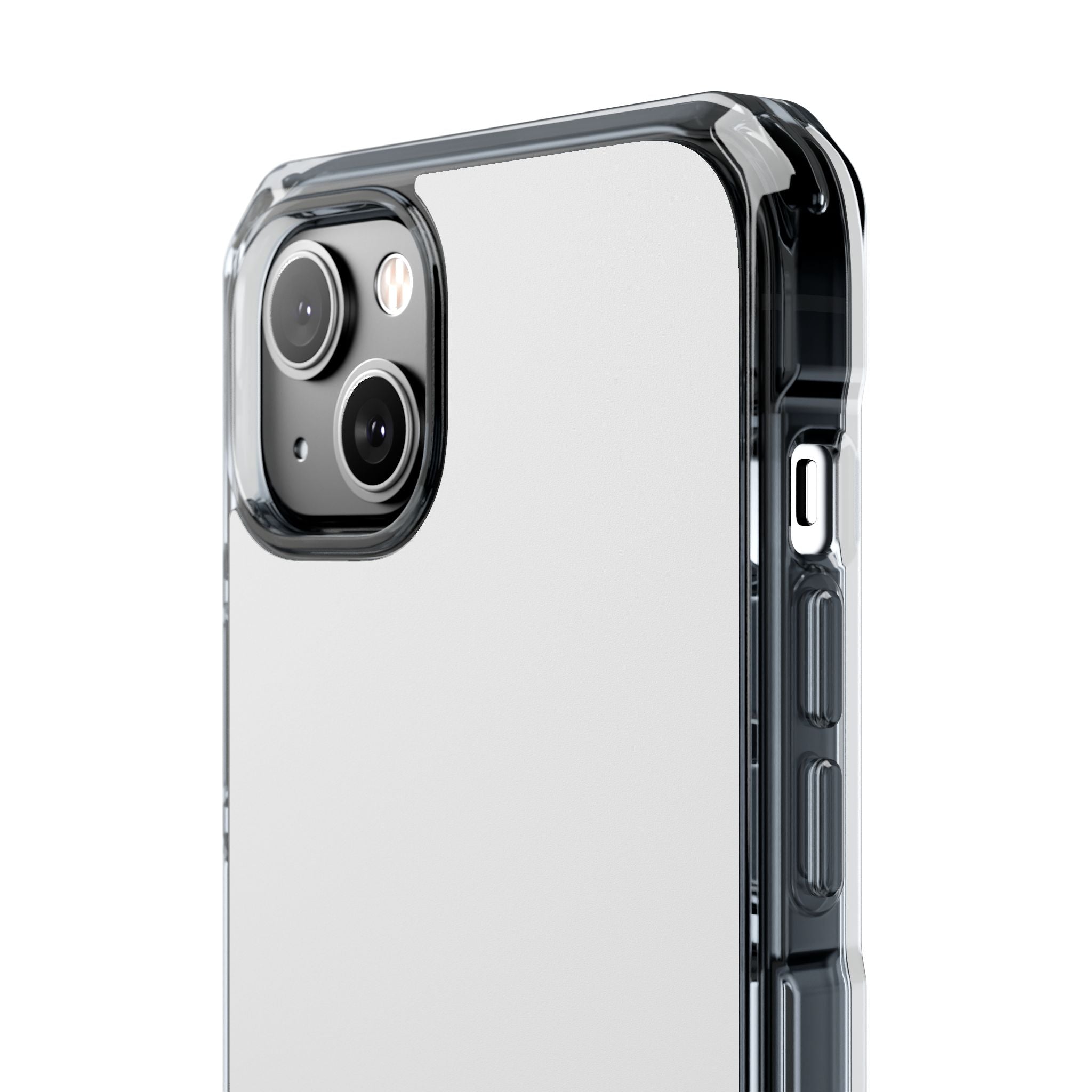 White Smoke - Clear Impact Case for iPhone