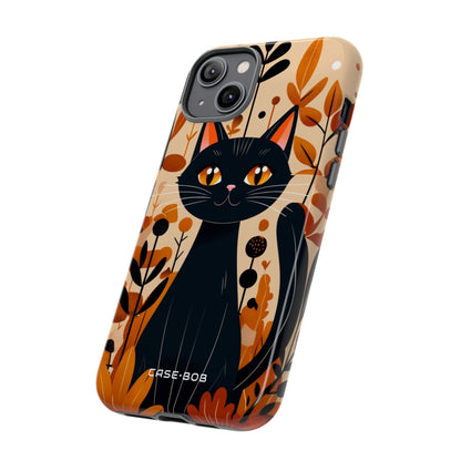 Black Cat Glow iPhone 14 Plus Case - Tough