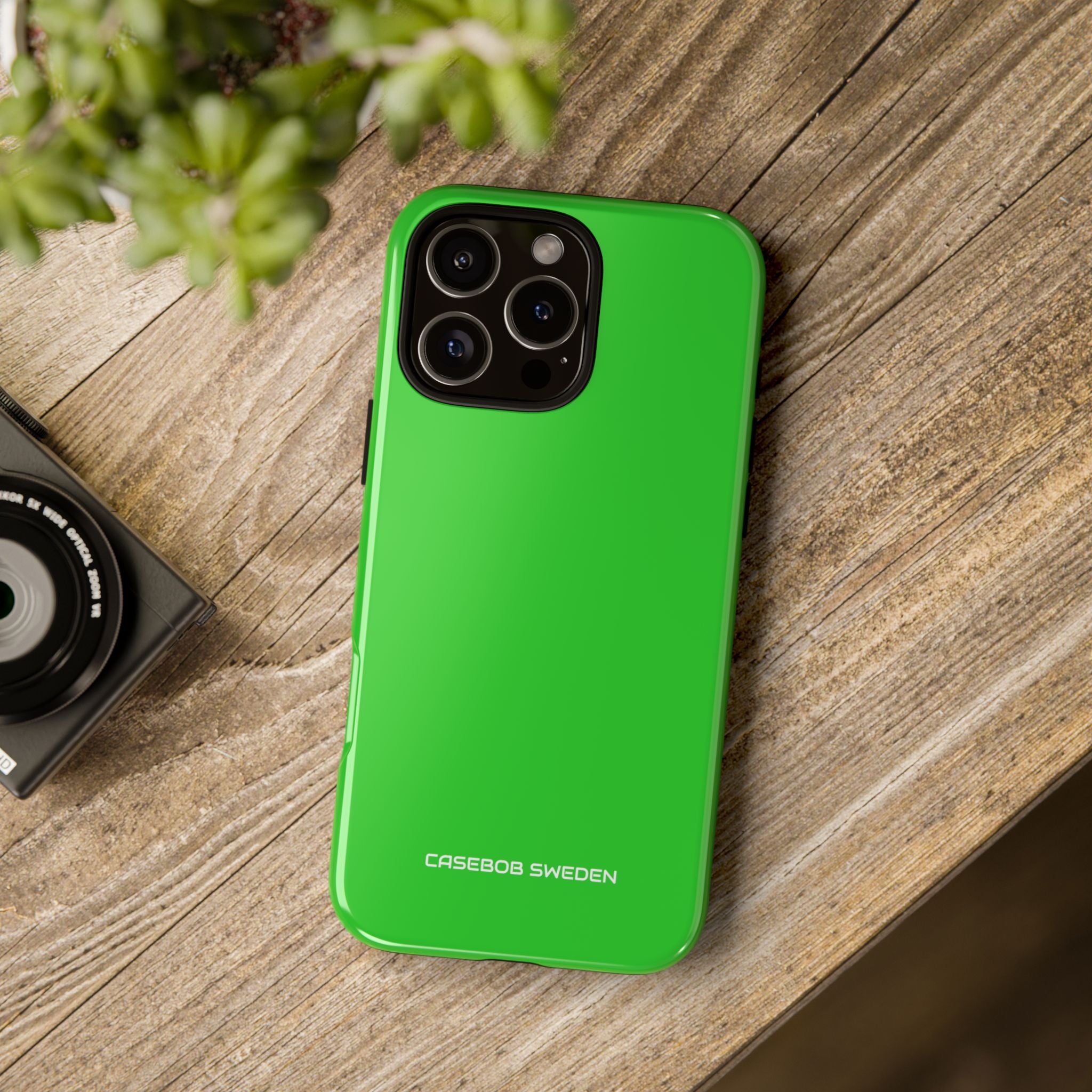 Lime Green - Tough iPhone 16 Phone Case