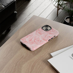 Elegant Pink Roses - iPhone Case