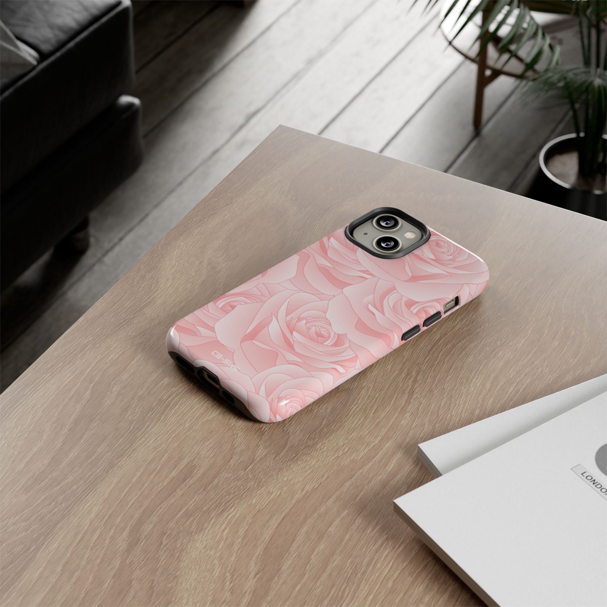 Elegant Pink Roses - iPhone Case