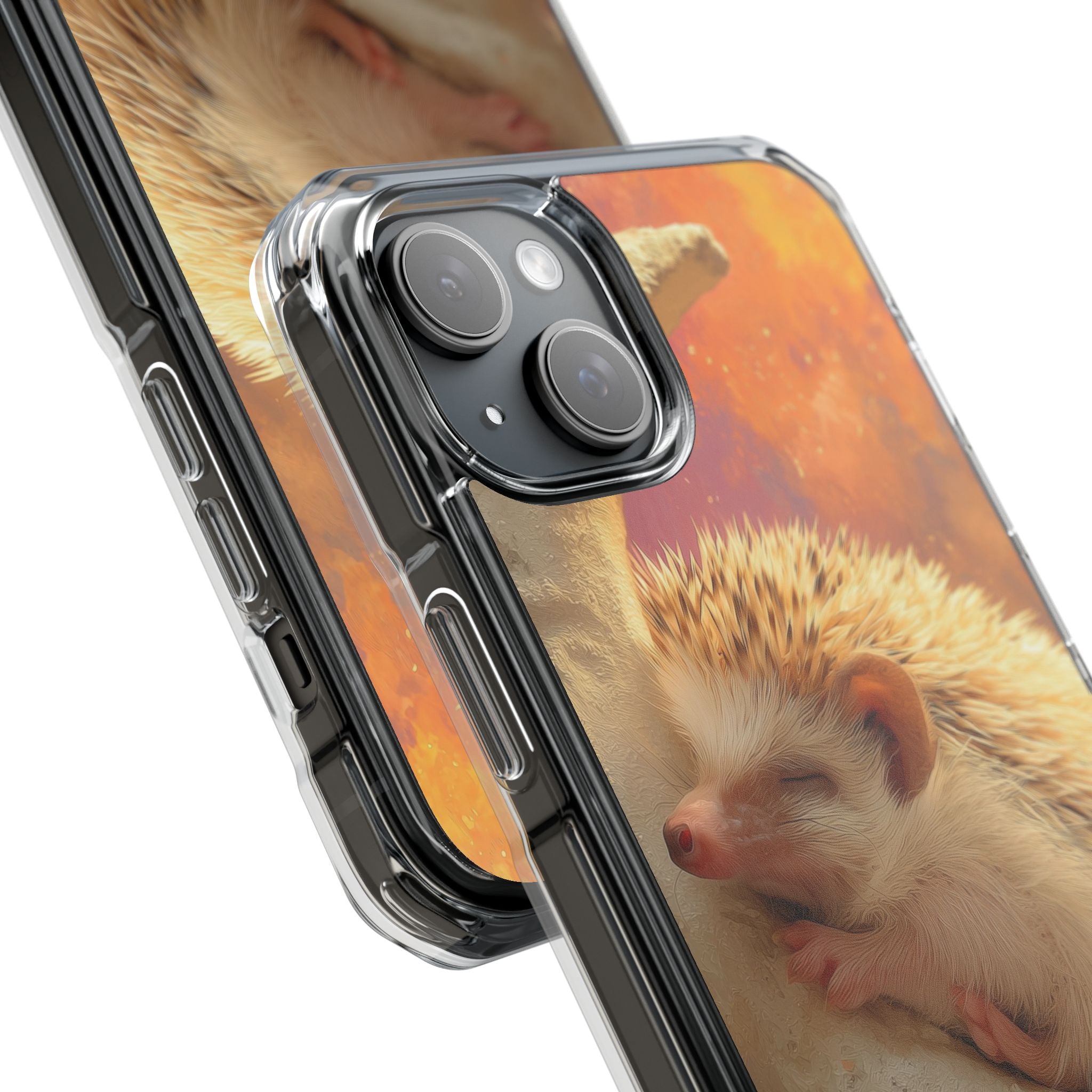 Hedgehog Rests Dreaming iPhone Case - Impact