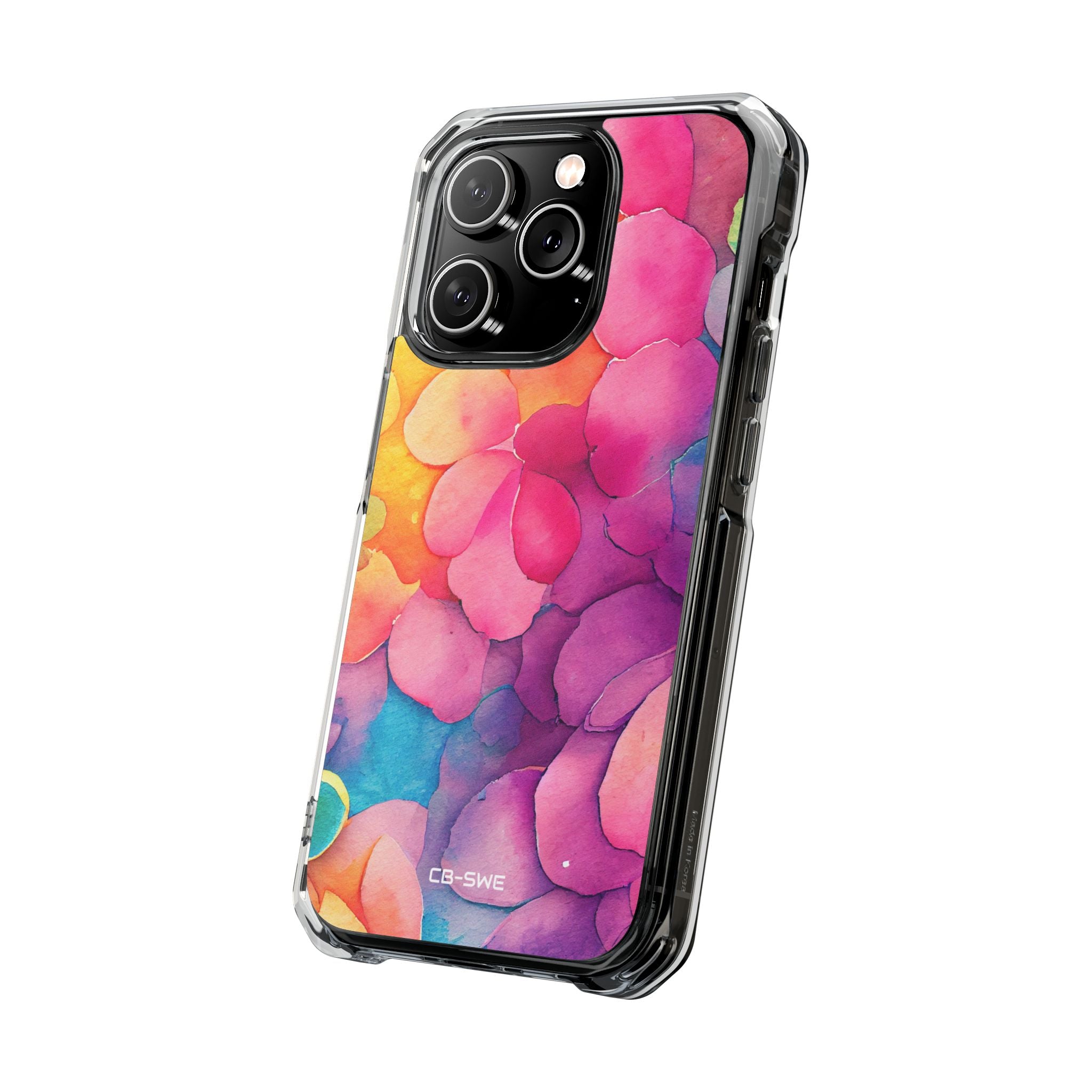 Vibrant Petal Fusion iPhone Case - Impact