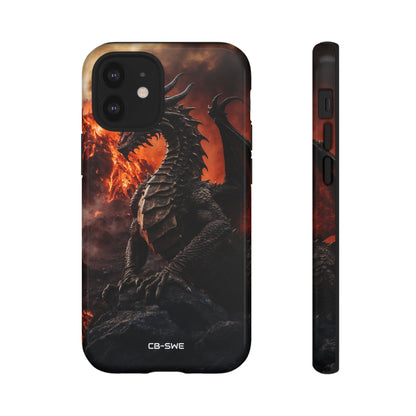 Fiery Dragon Soars - iPhone Case