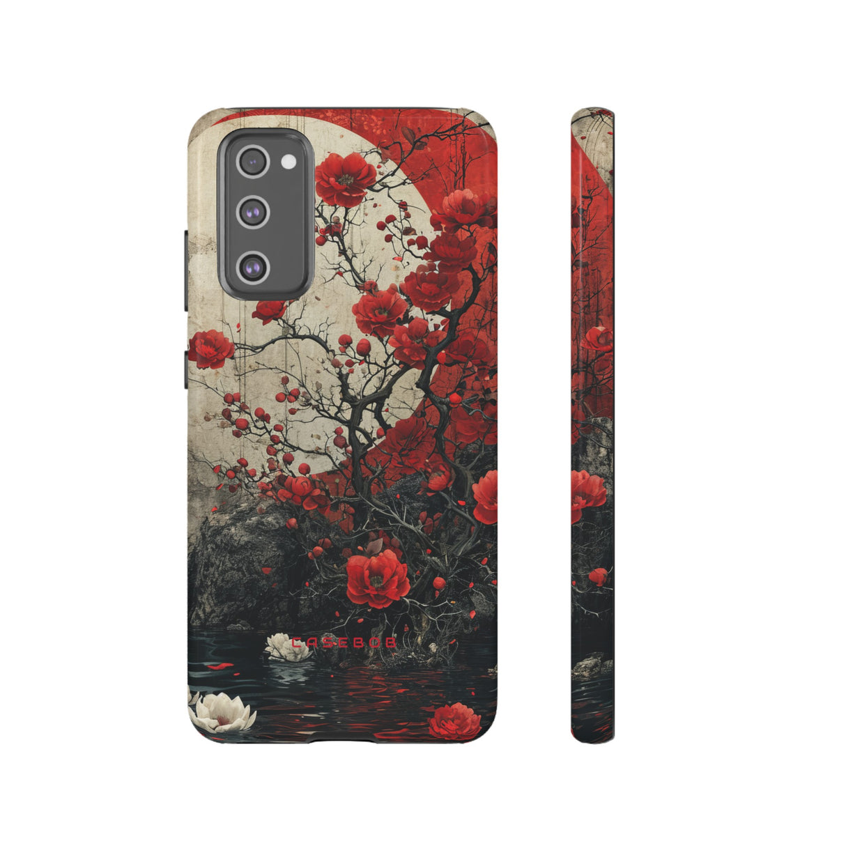 Moonlit Rose Peace - Protective Phone Case