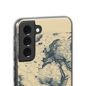 Vintage World Map | Flexible Phone Case for Samsung Galaxy