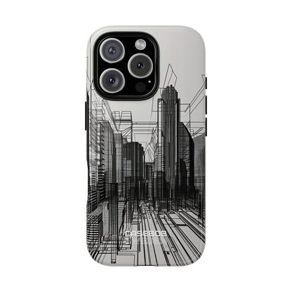 Urban Line Maze iPhone 16 - Tough