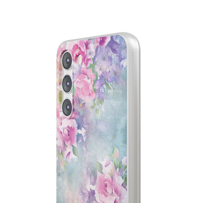 Dreamy Floral Watercolor - Flexi Samsung S23 Phone Case